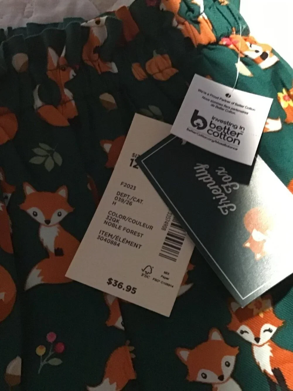 New w/Tags Gymboree Girl's Size 12 Skort--Fox/Pumpkin Themed